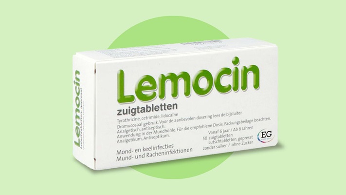 Lemocin zuigtabletten tegen keelpijn